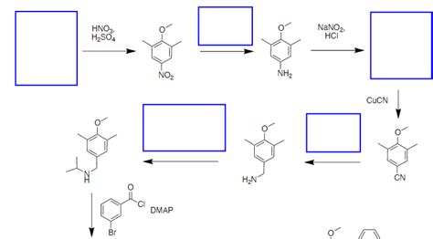 Solved Fill In The Missing Starting Materials Reagents Or Products