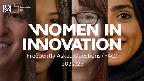 Women In Innovation Awards 2022 23 FAQs Learn More About The