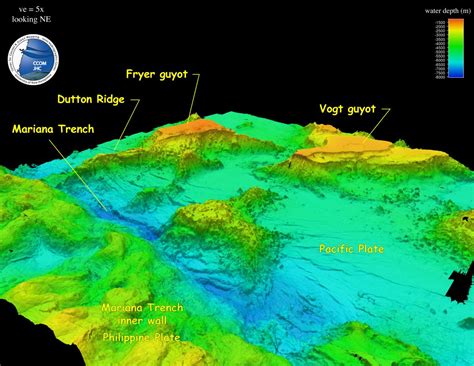 Mariana Trench Map