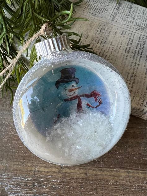 Glass Ornament Craft The Shabby Tree