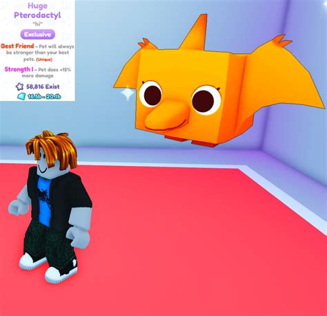 ROBLOX Huge Pterodactyl Pet Simulator X PSX Gem 14131687714 Sklepy