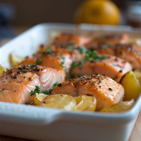 Recette Facile Pav S De Saumon Et Pommes De Terre