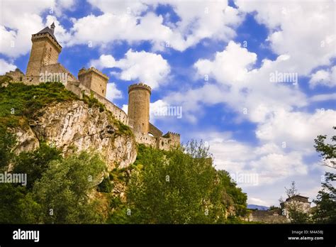 Chateau de Foix, France Stock Photo - Alamy