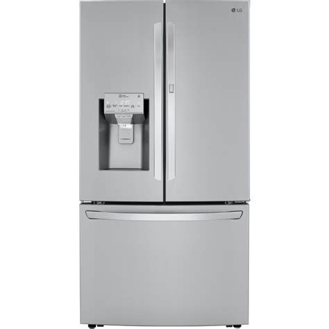 LG Craft Ice Smart Wi-Fi Enabled 29.7-cu ft French Door Refrigerator with Dual Ice Maker and ...