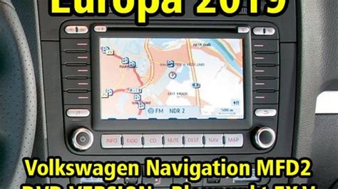 Dvd Harta Navigatie Rns Mfd Mfd Europa Vw Eos Caddy Golf Passat