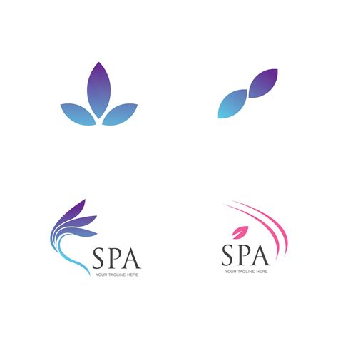 spa logo vector illustration design template 5417245 Vector Art at Vecteezy