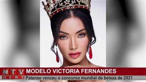 Modelo Victoria Fernandes Vence Concurso Mundial De Beleza De 2021 Na