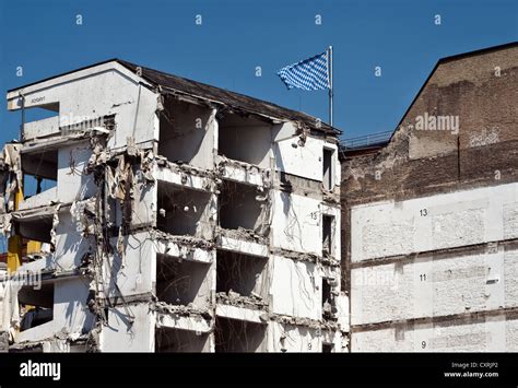 Demolition Of An Old Building Berlins New Mitte District Berlin