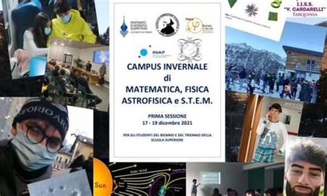 I Ragazzi Del Cardarelli Al Campus Stem E Astrofisica Newtuscia Italia