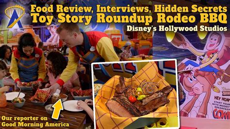 Toy Story Roundup Rodeo BBQ Food Review Interviews Hidden Details