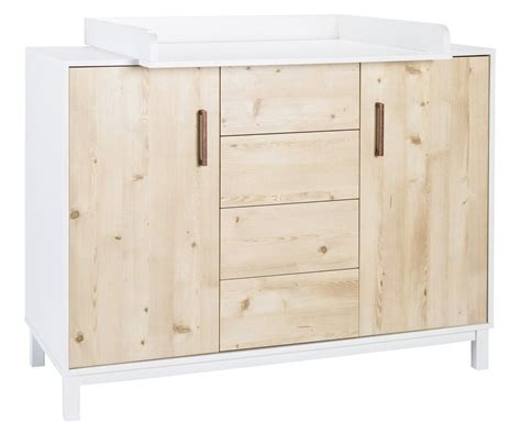 Schardt Commode Avec Plan Langer Portes Tiroirs Bois Clair Et