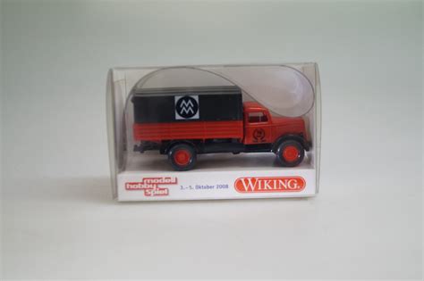 1 87 Wiking Somo 0840 06 Opel Blitz Pritsche Plane Mannesmann Neu