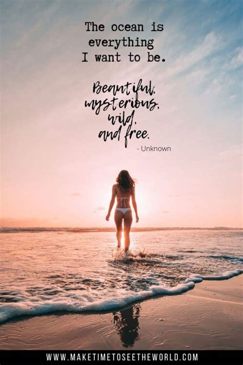 50 Beautiful Beach Quotes Beach Captions With Pics Savage Rose