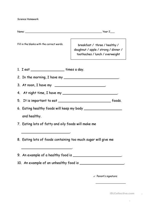 Health Curriculum 7th Grade Worksheets