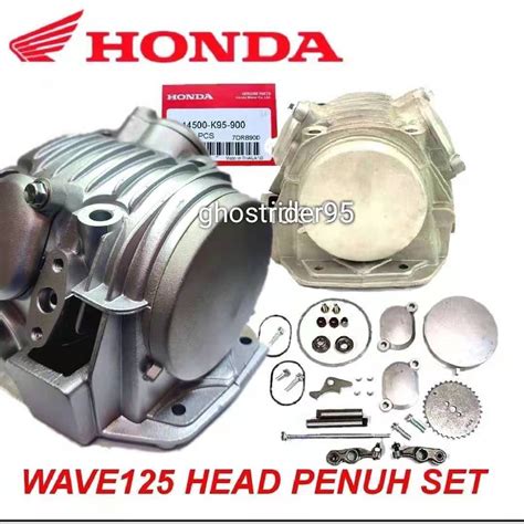 Wave125 Wave125x Wave125s Honda Standard Std Cylinder Head Complete Set Penuh Kosong Ytz5