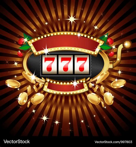 Slot machine Royalty Free Vector Image - VectorStock