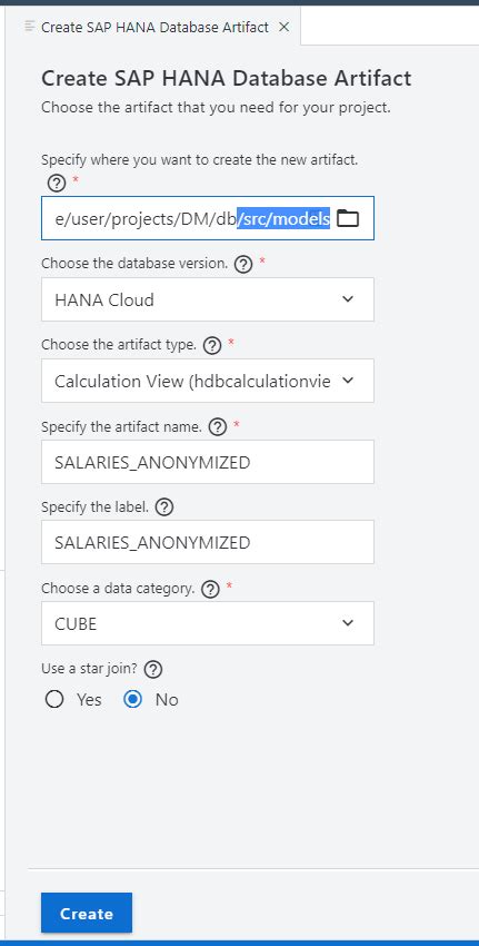 Create A Calculation View With Differential Privacy In SAP HANA Cloud