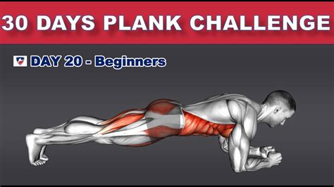 Day 20 30 Days Plank Challenge Beginners Youtube