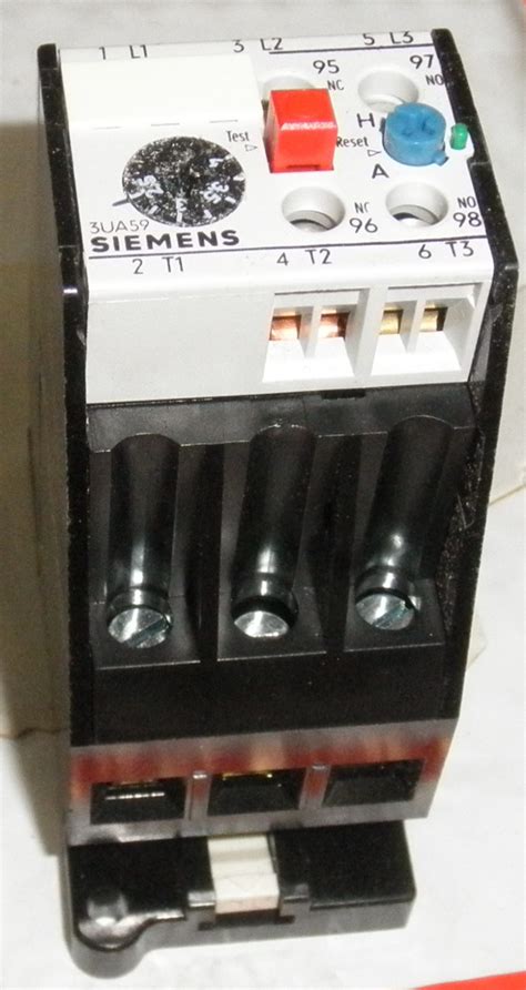 3UA5900 1E Siemens 3UA59 00 1E Thermal Overload Relay Germany 5945 27