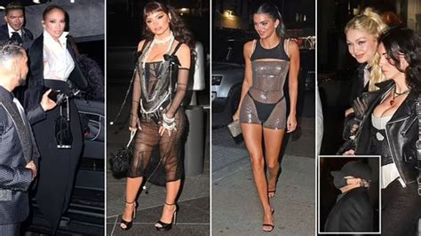 Kendall Jenner Frees The Nipple In A VERY Revealing Bodysuit To Party