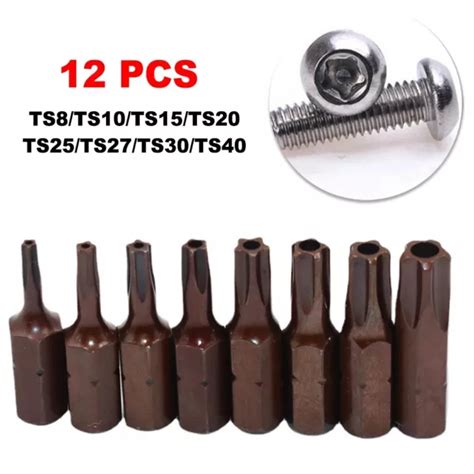 Bits De Tournevis Torx Cinq Points Fabriqu S Avec Trou Mm Pi Ces