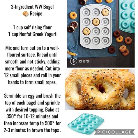 The Instructions For How To Make Bagel Doughnut Holes