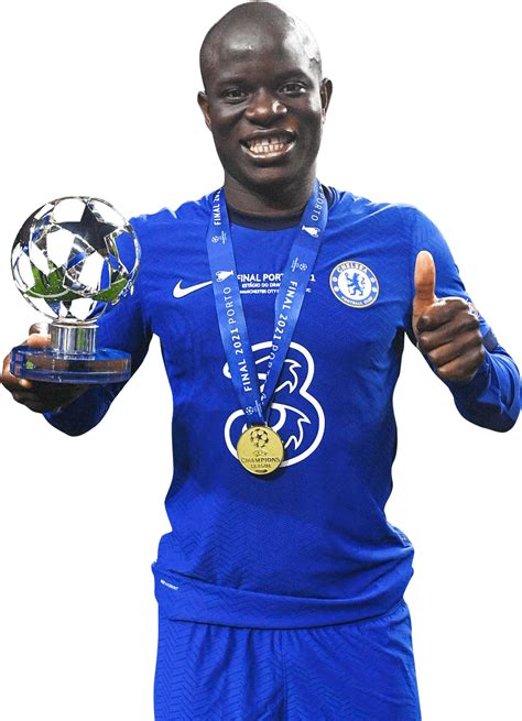 N'Golo Kanté Chelsea football render - FootyRenders