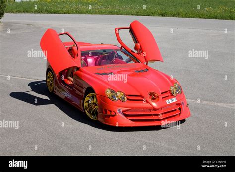 Gold Mercedes Benz Slr Mclaren