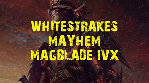 ESO PVP RANGED MAGBLADE MIDYEAR WHITESTRAKE S 1VX U40 YouTube