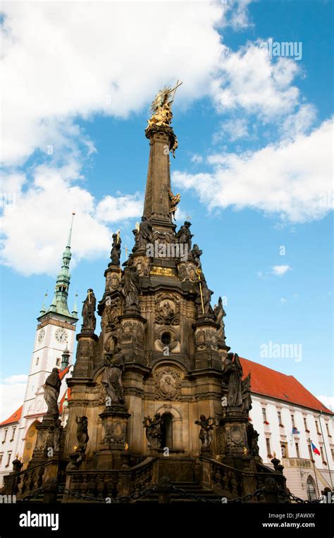 Holy Trinity Column - Olomouc - Czech Republic Stock Photo - Alamy