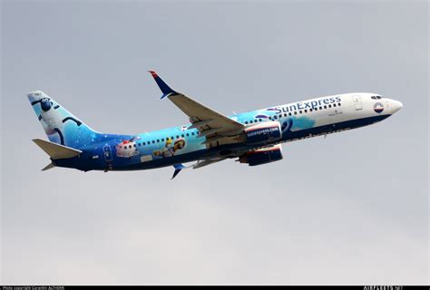 Sun Express Boeing 737 NG Max TC SNU Photo 71609 Airfleets Aviation