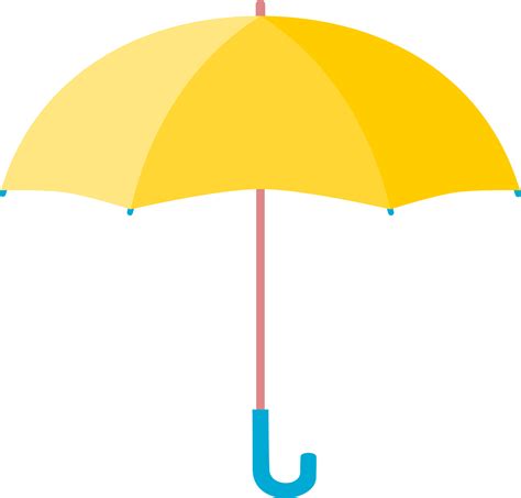 Yellow Open Umbrella Icon 27388258 Png