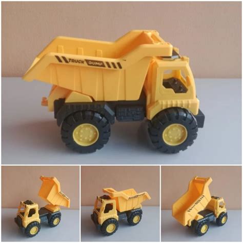 Jual Mainan Dump Truck Tambang Edukasi Miniatur Truk Tanah Anak Laki