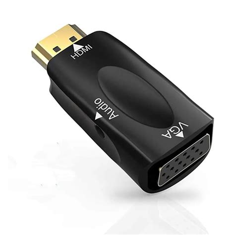 Konwerter HDMI Na VGA D SUB Audio 3 5