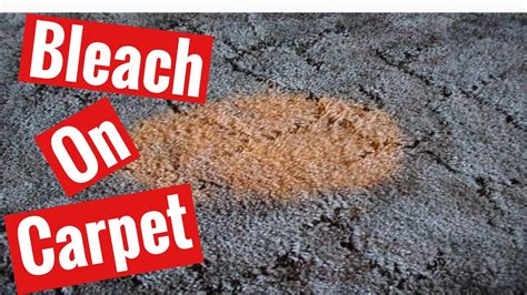 Carpet Repair Bleach Spot Youtube