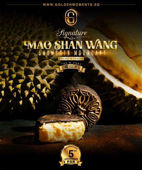 For Signature Mao Shan Wang Durian Snowskin Mooncake Box