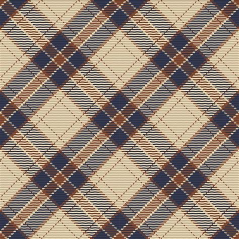 Seamless Pattern Of Scottish Tartan Plaid Repeatable Background With