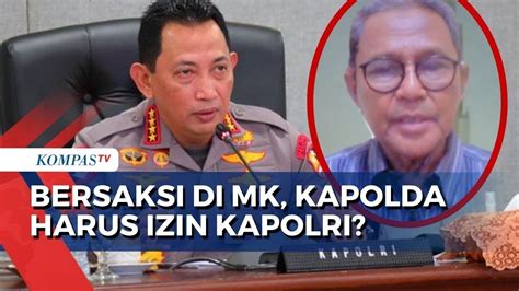 Kapolda Aktif Bakal Jadi Saksi Dalam Sidang Sengketa Pemilu Di Mk