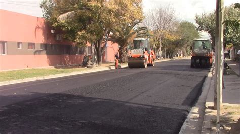 El municipio avanza con las obras de pavimentación en barrio Limache