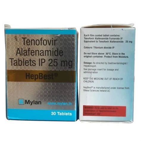 Hepbest Tenofovir Alafenamide Tablets IP 25 Mg Prescription Treatment