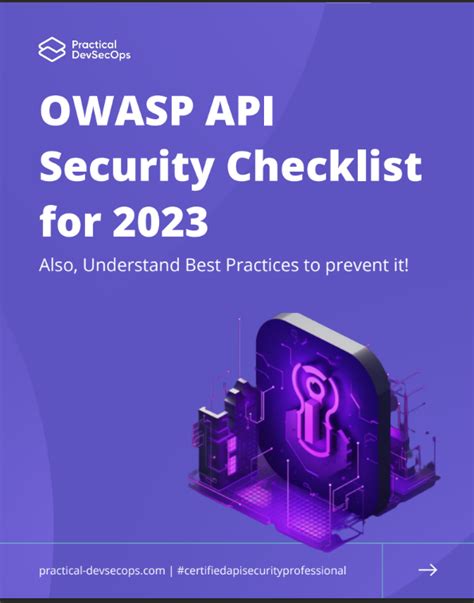 Owasp Api Security Checklists 2023 Ministry Of Security