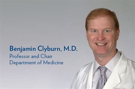 Message From Chair Benjamin Clyburn Md College Of Medicine Musc