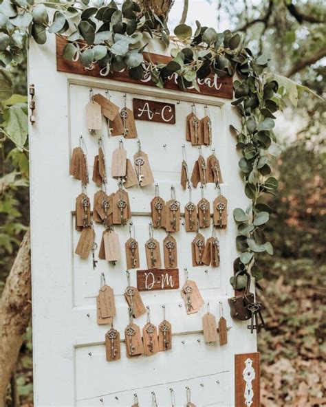 Creative Wedding Seating Chart Ideas Rustic Wedding Chic