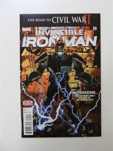 Invincible Iron Man 9 2016 1st Full Appearance Of Riri Williams VF