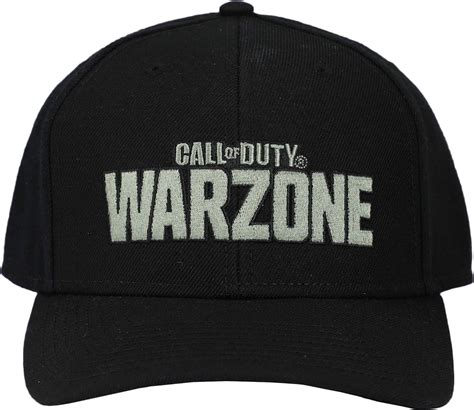 Call Of Duty Warzone Embroidered Logo Pre Curve Snap Back Hat Amazon