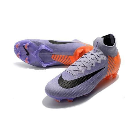 Scarpe Ronaldo Nike Mercurial Superfly Vi Elite Cr Fg Viola Arancio