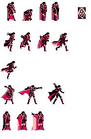 SOTN Alucard 8 Bit Sprites by EchidKnux on DeviantArt