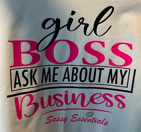 Girl Boss Ask Me About My Business Svg Png Eps Dxf Etsy