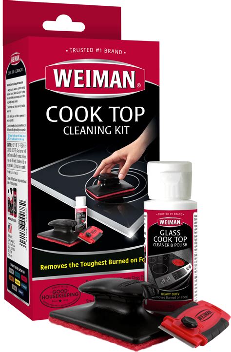 Weiman Ceramic And Glass Cooktop Cleaner And Polish 20 Ounce Pads Heavy Duty Cooktop Scrubbing