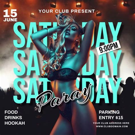 Party Flyer Template Postermywall